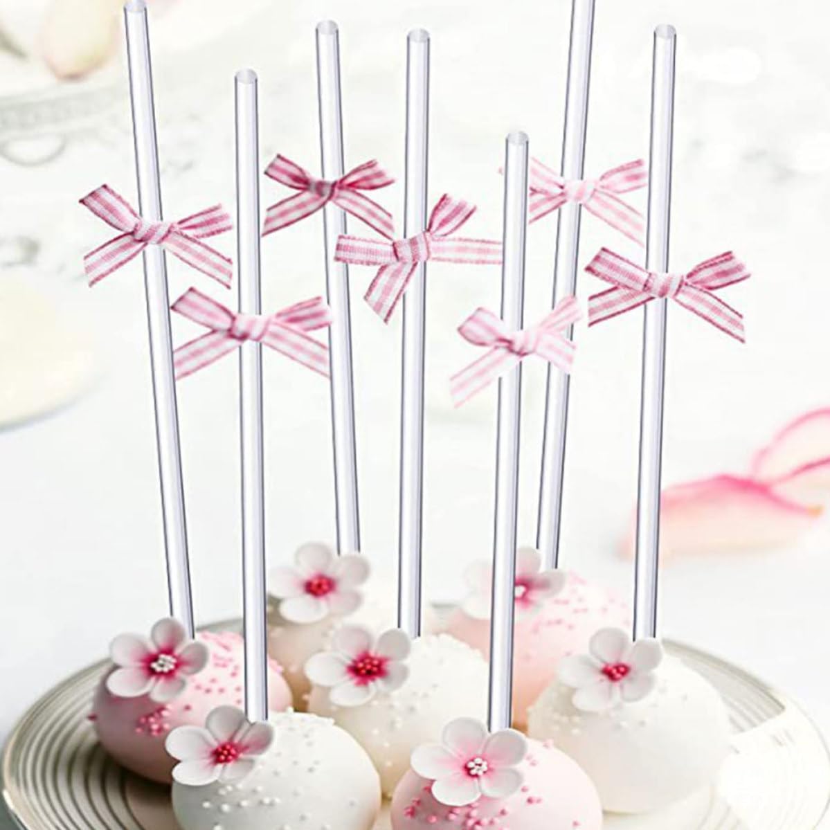 100pcs Acrylic Lollipop Sticks 10cm Multi Use DIY Candy Accessories