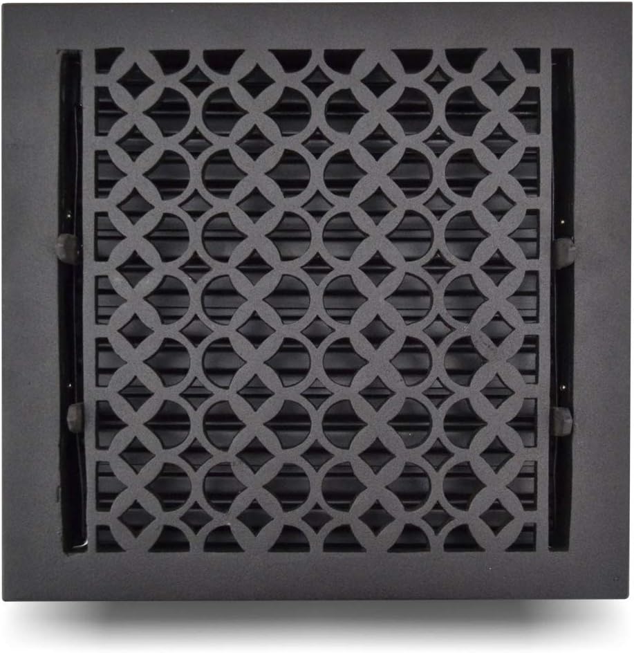 Prima Decorative - Cast Aluminum Floor Register 10" x 10" VR-100