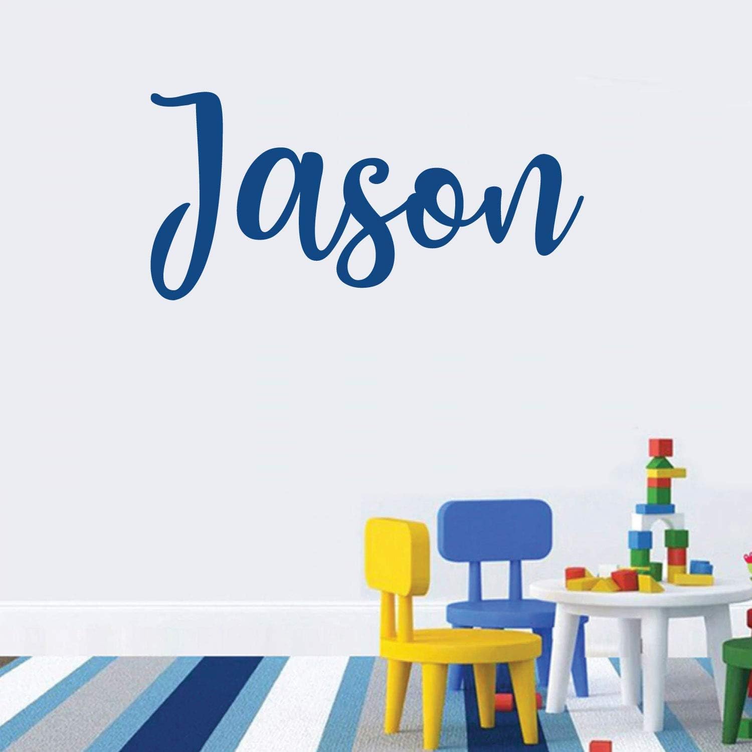 Personalized Name Wall Decal – Custom Vinyl Sticker for Nursery, Bedroom, Car & Laptop | Multiple Font Options