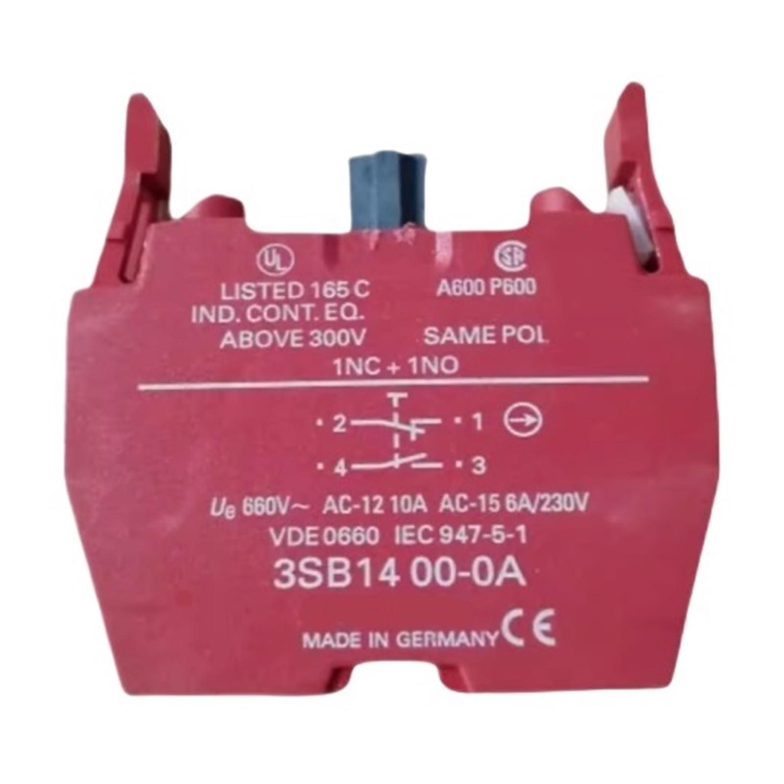 Module 3SB1400-0G bloc de contact à connexion rapide et stable