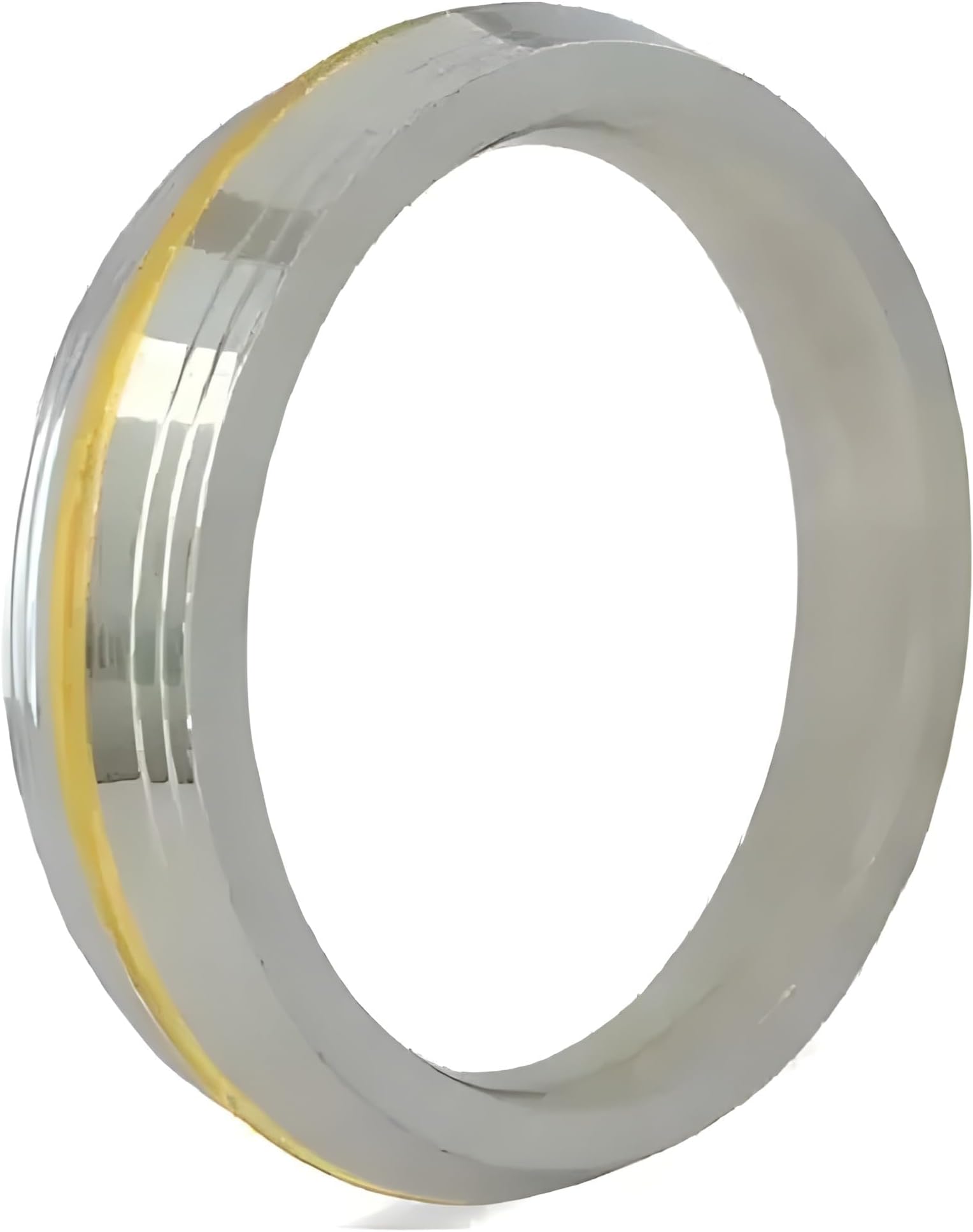 Heavy MultiLine Brass Ring Stainless Steel 12MM Heavy Sikh Kada For Women And Men Punjabi Bracelet Indian Accessory Sikh Wrist Band Punjabi Kara For Women and Men 180 Gram