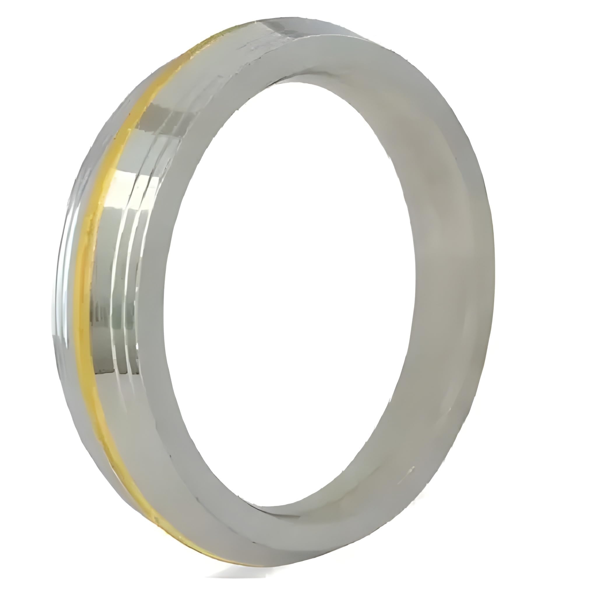Heavy MultiLine Brass Ring Stainless Steel 12MM Heavy Sikh Kada For Women And Men Punjabi Bracelet Indian Accessory Sikh Wrist Band Punjabi Kara For Women and Men 180 Gram-image-9