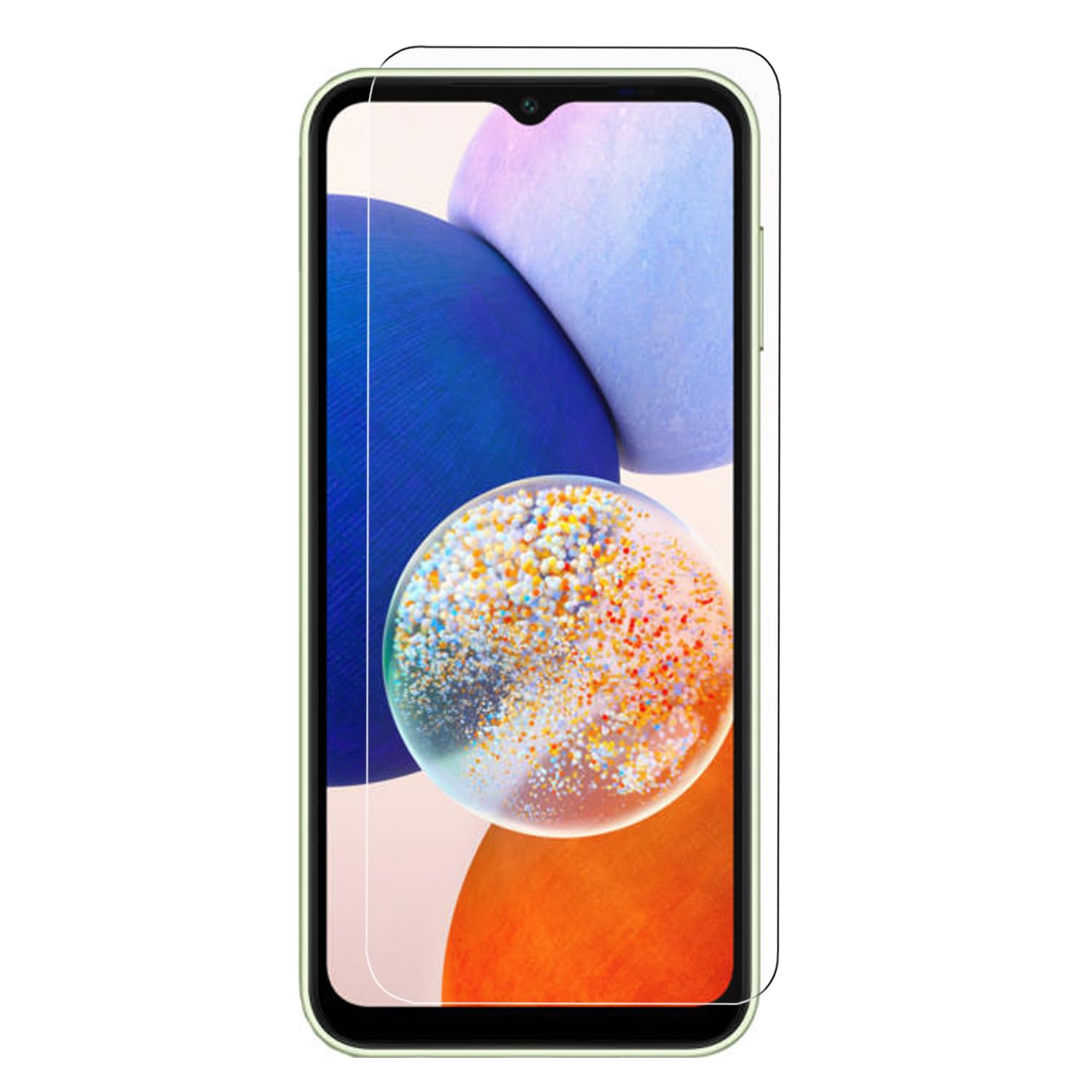 100X Protector Pantalla para Samsung Galaxy A14 LTE | Cristal templado movil | Antiarañazos | Antihuellas | Dureza 9H | Ultra fino | Ultra Transparente | Ultra Resistente