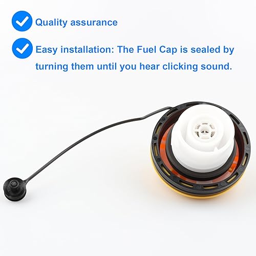 Miniatura 3 de Tapa de gasolina E85, tapa de combustible de repuesto GT359, 22921366 compatible con Cadillac Chevy GMC - Silverado Sierra 1500 2014-2016, Escalade