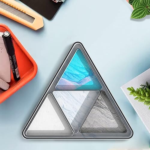 Miniatura 6 de Moldes para posavasos de resina, moldes de resina de silicona triangular, molde de fundición de resina epoxi para arte de resina, jabón hecho a mano
