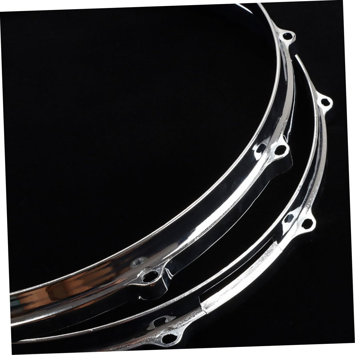 SUPVOX 2pcs Snare Drum Circles Side Hoops for Sound Easy Installation for Drummers Bands and Beginners