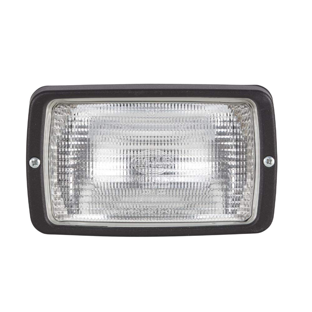 HELLA 1GA 006 875-001 Halógena-Faro de trabajo - Picador 6875 - 24/12V - montaje exterior/atornillado - para fijación horizontal - Iluminación campo cercano - Conector: Conector plano