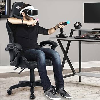 Sedia Ufficio Con Schienale Rete - Poltrona Girevole Regolabile - BAKAJI Nero