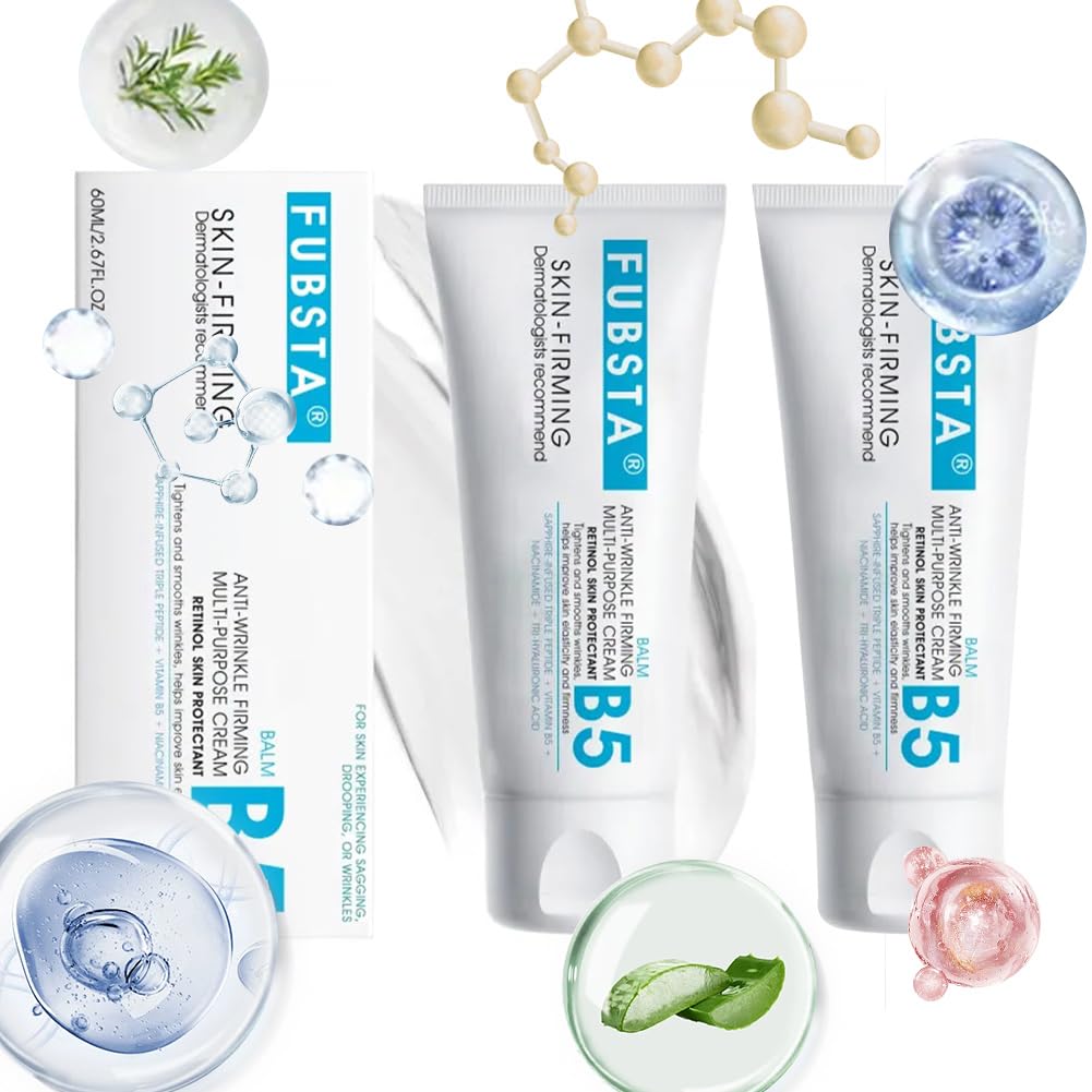 Lefun B5 LuxeLift Firming Youth Cream,Body and Face Moisturizer,Tightens&Smooths Wrinkles,Improve Skin Elasticity&Firmness,For Skin Experiencing Sagging,60ml (1)