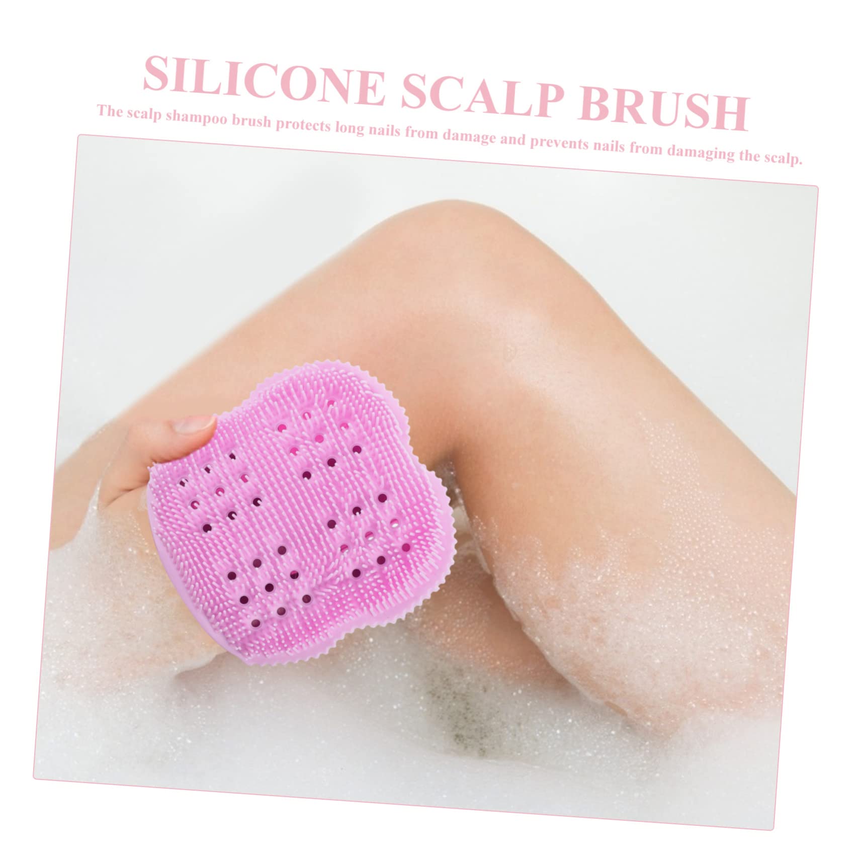 8 Pz Spazzola in Silicone Spazzola Per Spa in Silicone Scrubber Per La Circolazione Sanguigna Spazzola Da Bagno Cuoio Capelluto Guanti Gel Di Silice Pennello Morbido Uomo Domestico