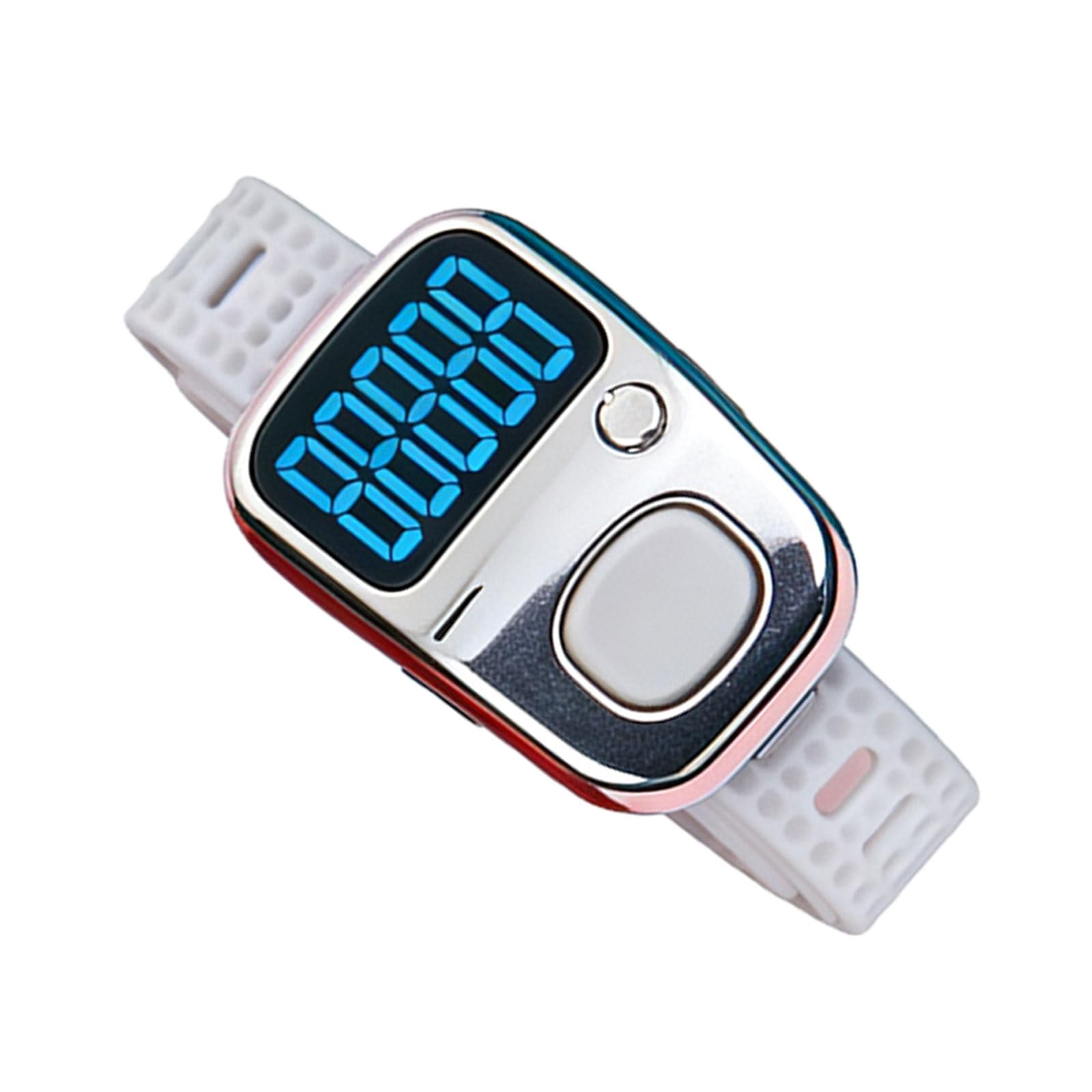 LED Screen Rechargeable Digital Counter with Timer Silicone Strap for Industrial Counting Use Rechargeable Led Screen Digital Counter/timer