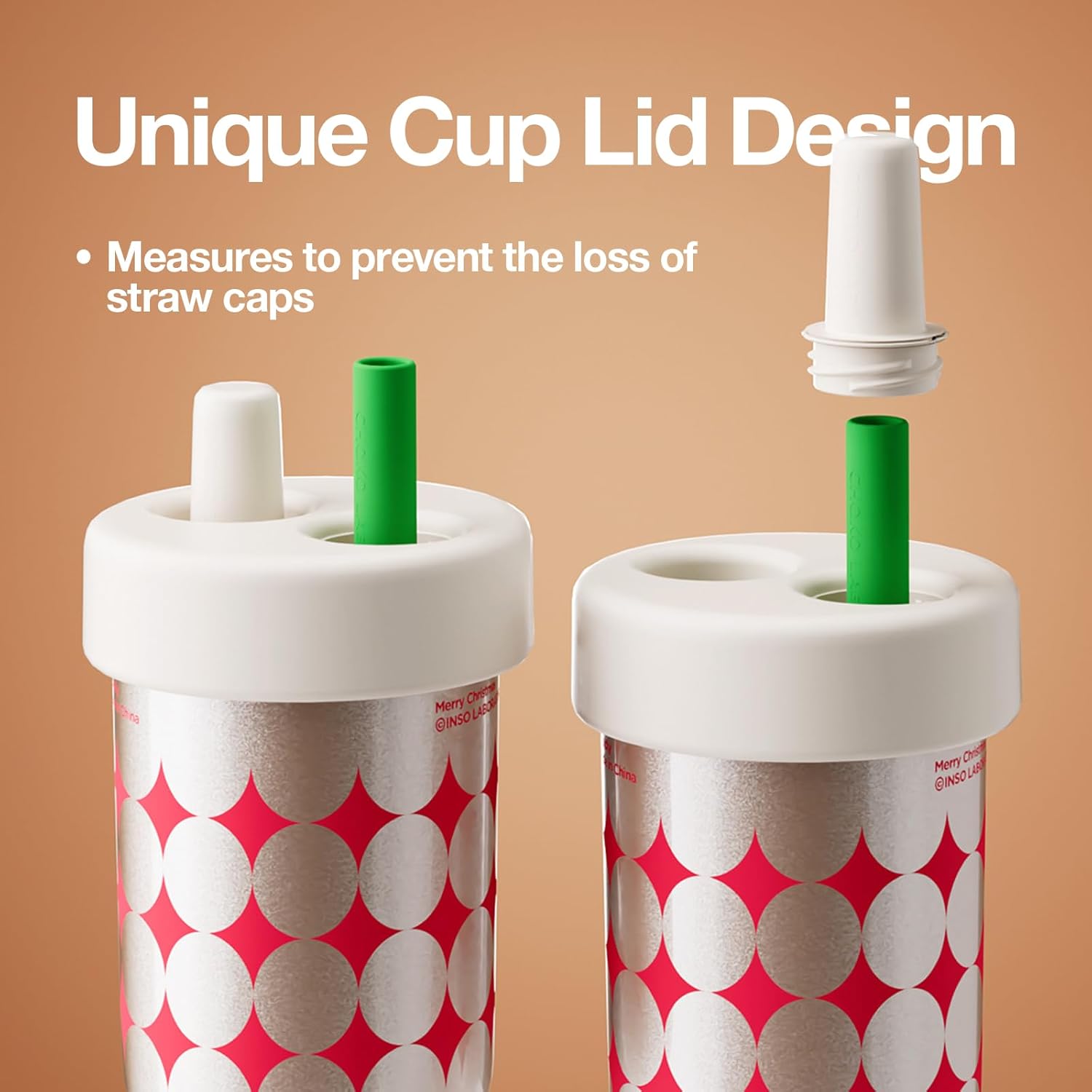 CHAKO LAB Christmas Kids Water Bottle with Carrying Rope and Straps | Vacuum Insulated Stainless Steel 16oz for School and Trvels | Two Travel Carrying Options | Starlight - Image 4