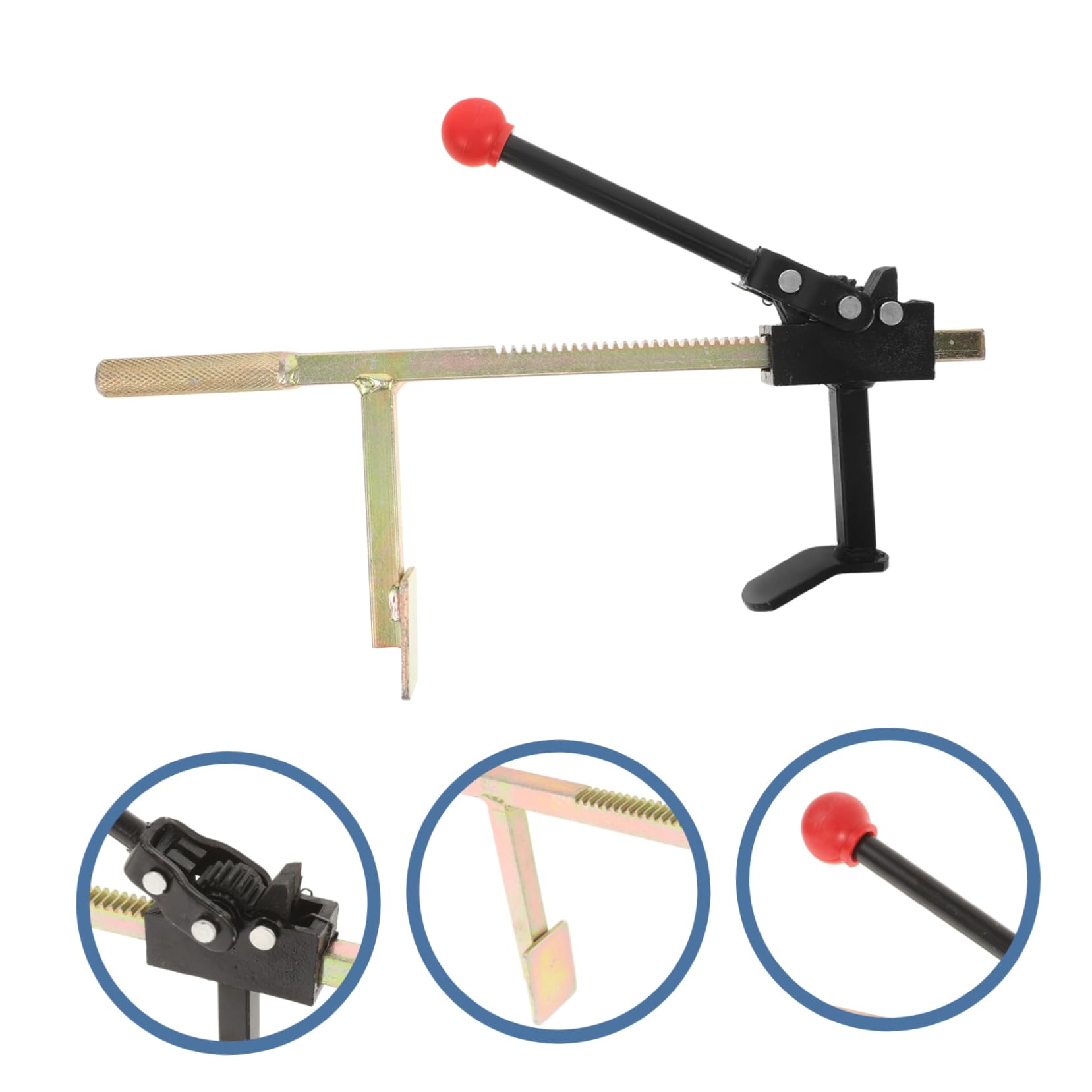 PRETYZOOM Herramienta Vulcanizante Pinchazos para Reparación Manual de Neumáticos de Camión y Motocicleta Expansor Portátil de Hierro Fundido para Montaje Rápido en Reparaciones