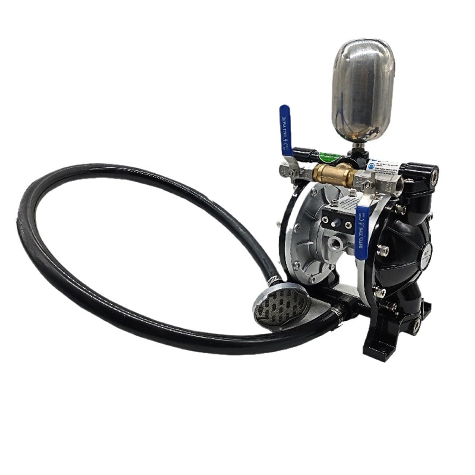 CUDTAPI Diaphragm Pump, Paint Spray Booster, Acid Alkali Resistant Pneumatic, Single(UV paint A-20 (single pump))