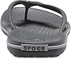 Crocs Unisex Crocband Flip Flip Flops, Slate Grey Smoke, 8 UK Men/ 9 UK Women #4