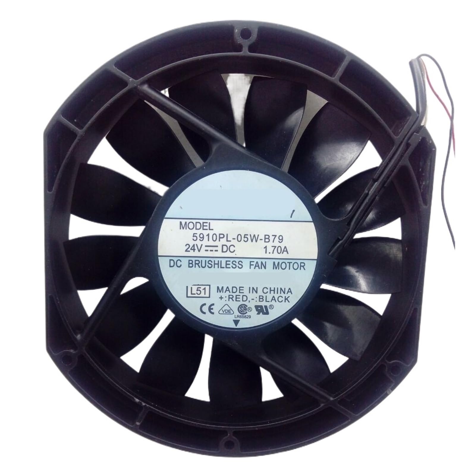 EGTDSFGJA 5910PL-05W-B79 24V 1.7A 17025 170x170x25mm Cooling Fan