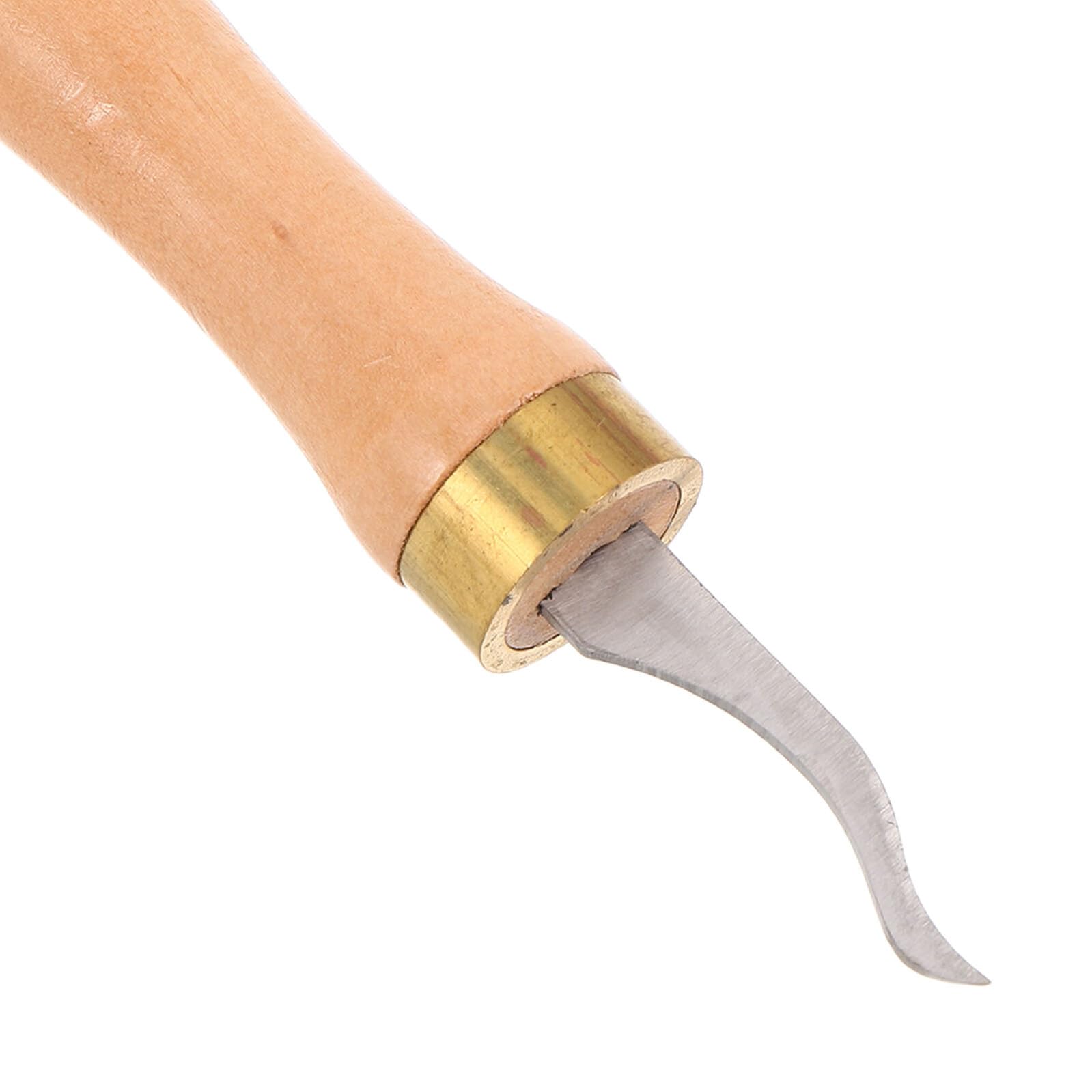 Baluue Rillenmesser zum Reinigen von Geigen mit Holzgriff Werkzeug für Geigenbauer zum Reparieren von Geigenrillen Präzise Nutreinigungswerkzeug für Streichinstrumente
