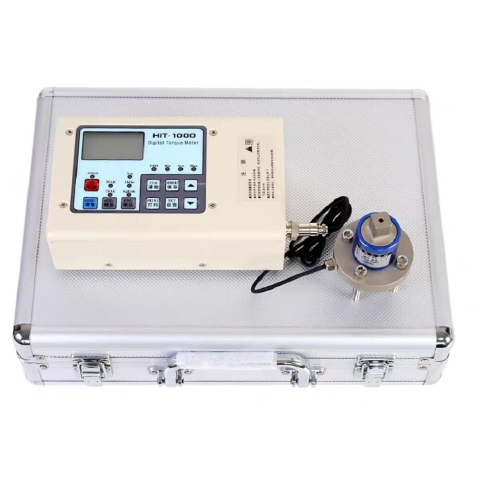 Soywim Hit-10000 1000N.m Torque Meter Torque Force Tester Split Wrench Type Large Range Digital Display 0.4-1000N.m(Hit-10000 1000N.m)