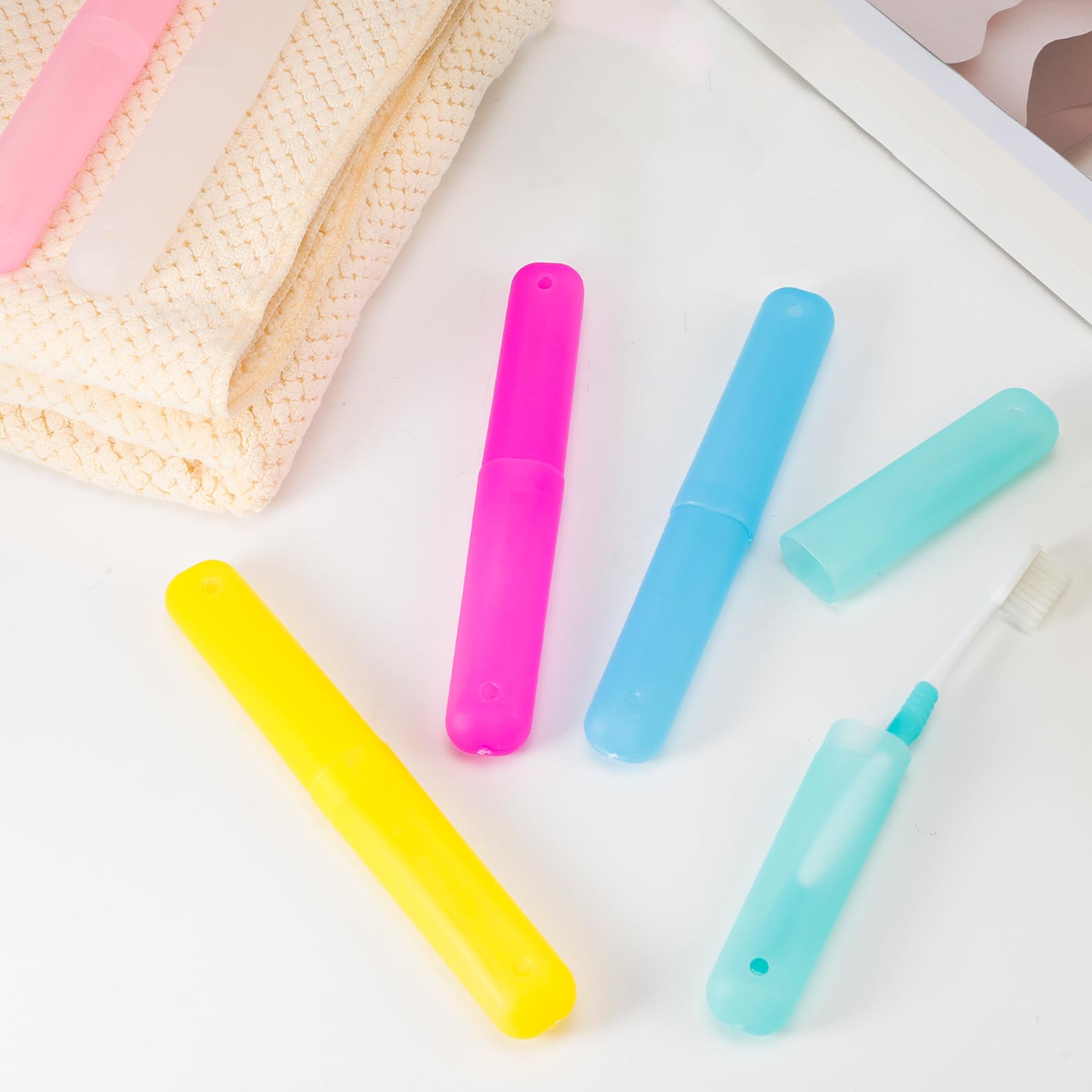 Estuche de plástico para cepillos de dientes (48 piezas)