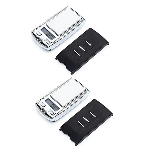 2 Pcs Set 0.01g-200g Mini Car Key LCD Digital Balance