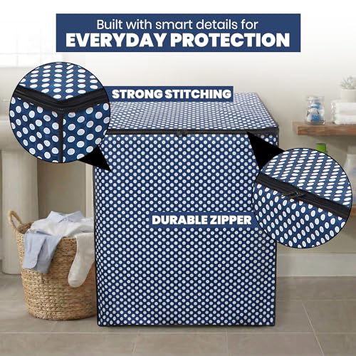 Image of DREAM CARE Waterproof & Dustproof Washing Machine Cover Top Load & Semi Automatic Suitable for 7 kg, 7.2 kg, 7.5 kg (83 x 95 x 51 cms)