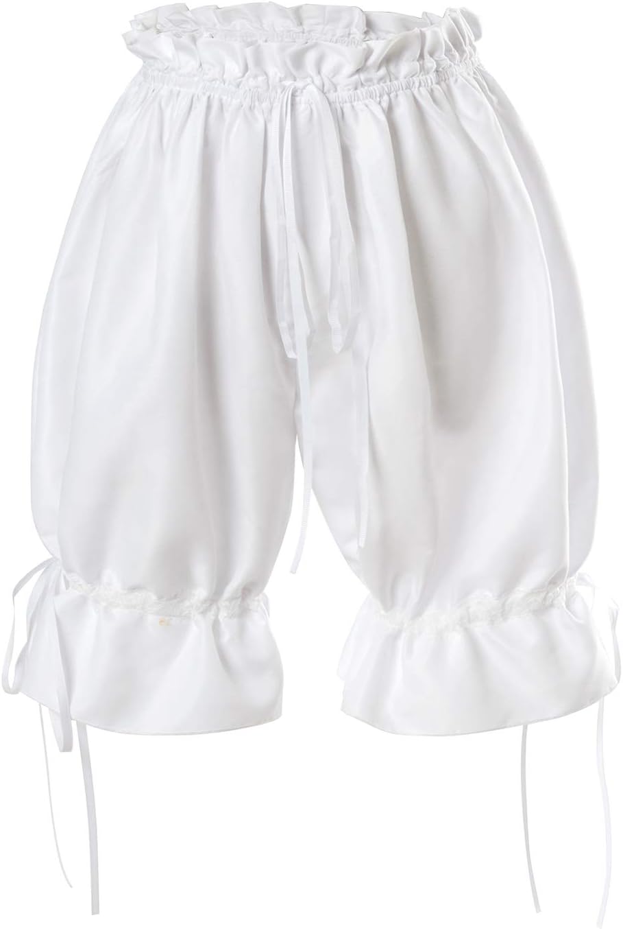 Womens Lolita Bloomers Maid Ruffle Pumpkin Pants Shorts