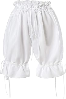 Womens Lolita Bloomers Maid Ruffle Pumpkin Pants Shorts