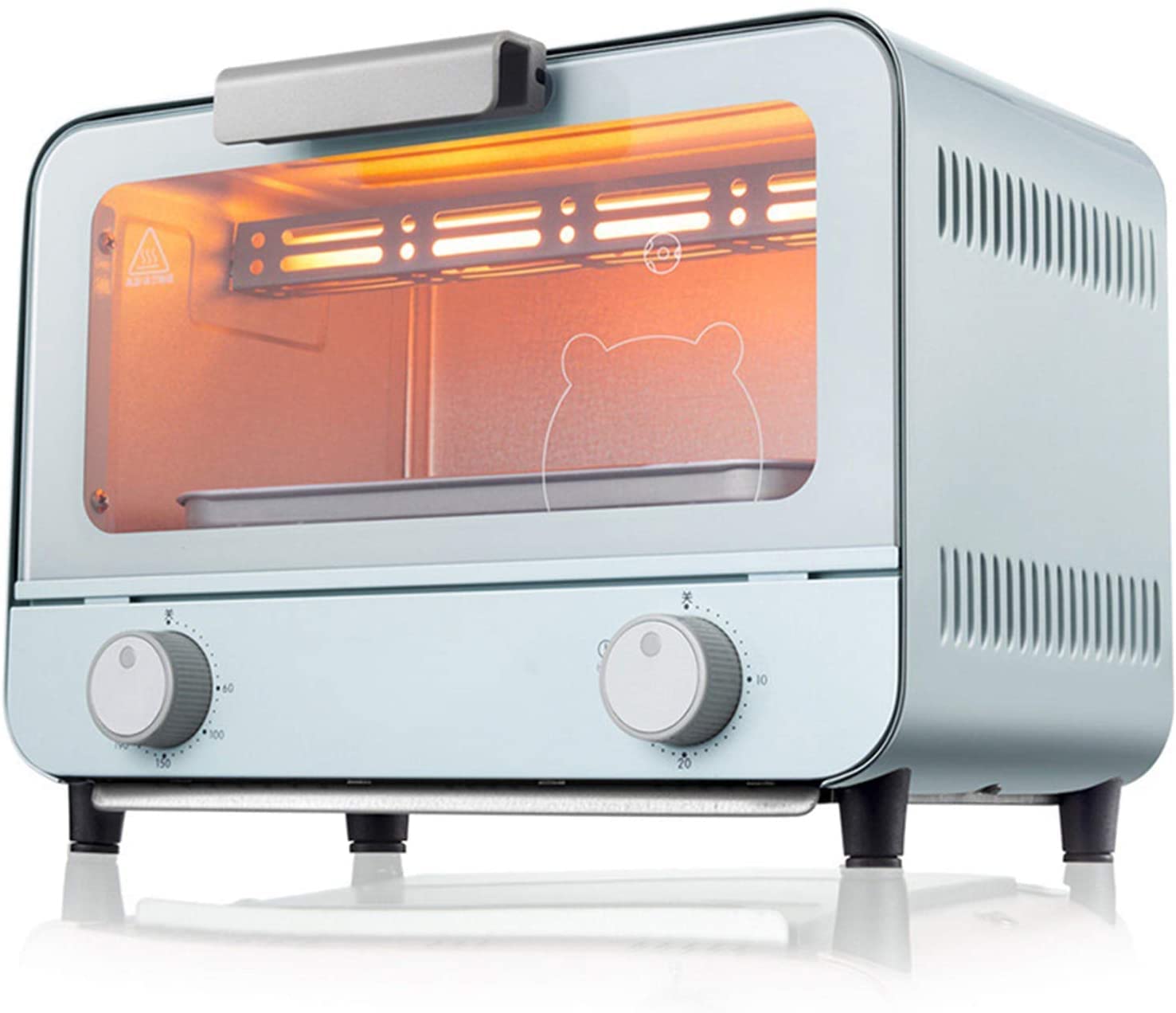 Forno a microonde Solo in acciaio inox argentato, 5,3 l, convezione, alogeno, ideale per arrostire, cuocere al forno