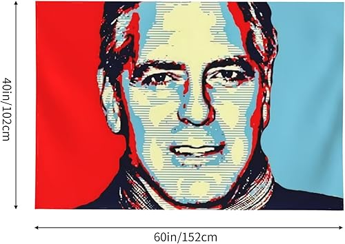 Miniatura 5 de George Clooney - Tapiz estético para colgar en la pared, tapiz decorativo impreso artístico, 60 x 40 pulgadas