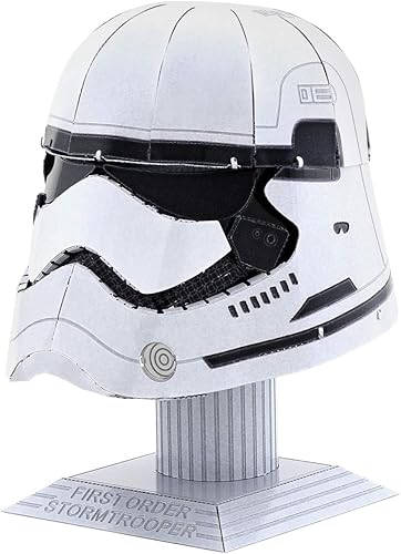 Miniatura 2 de Metal Earth Fascinations Star Wars First Order Stormtrooper - Kit de casco de metal 3D con pinzas