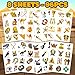 96PCS Ancient Egypt Egyptian Pre-Cut Temporary Tattoos Theme Birthday Party Decorations Favors Supplies Decor Pharaoh Sphinx Pyramid Stickers Gifts For Kids (Normal)