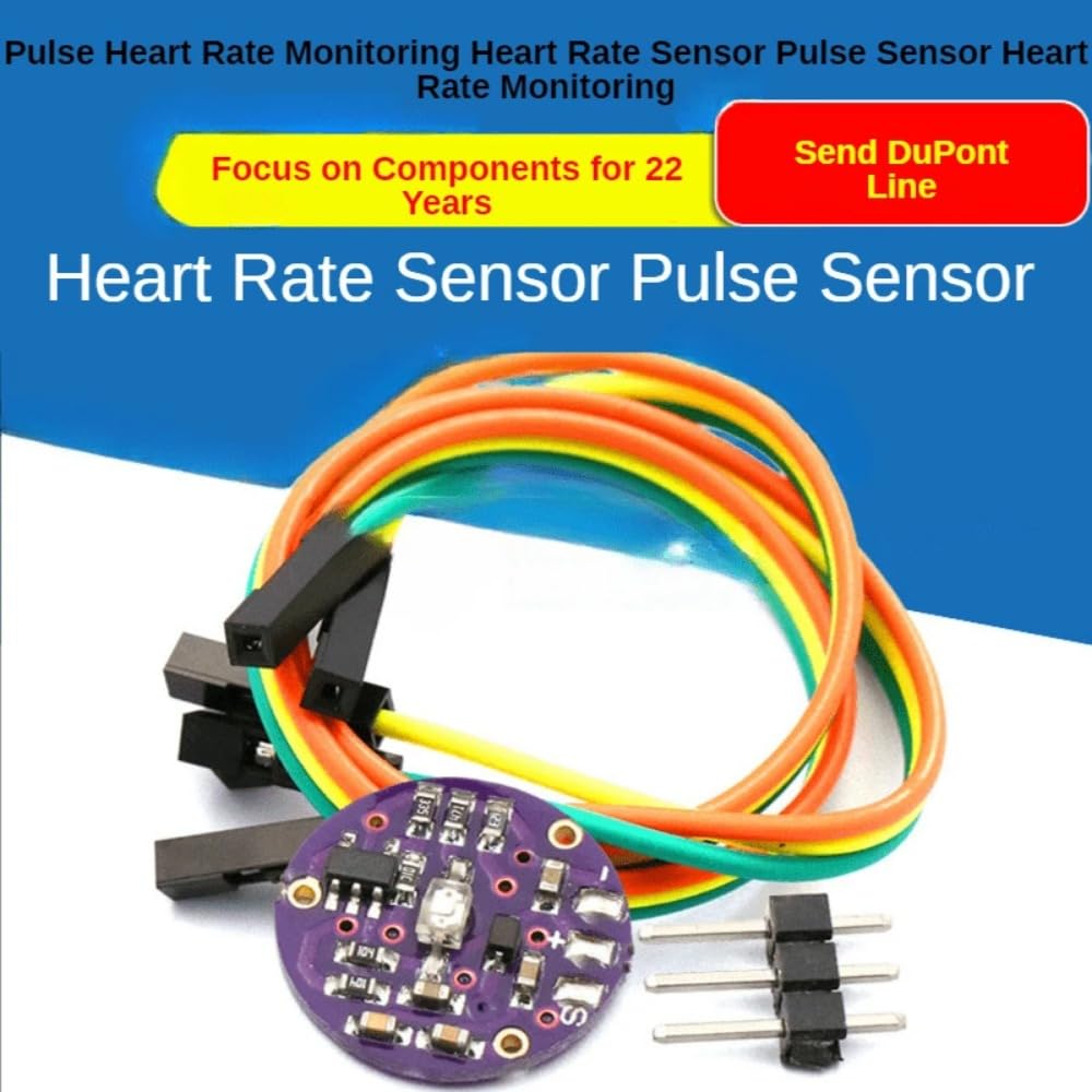 V TELESKY 1PCS Pulse Heart Rate Monitoring Heart Rate Sensor Pulse Sensor Heart Rate Monitoring