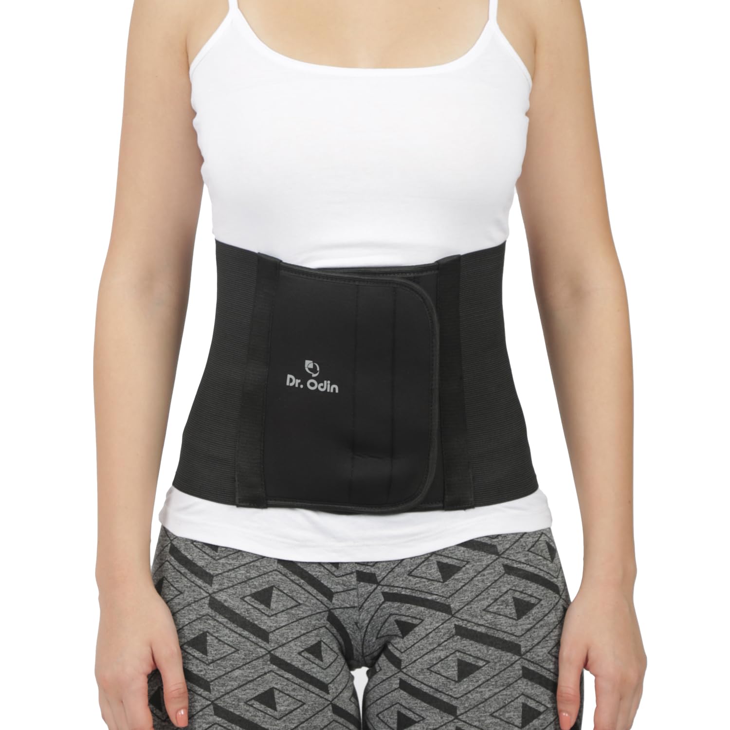 Dr. Odin AB-01 Abdominal Binder 8 for Post Surgery, Postpartum & Abdominal Support | Adjustable Compression Belt for Men & Women – Improves Posture & Pain Relief (Medium)-image-48