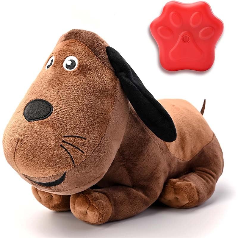 Heartbeat Puppy Toy for Dogs and Cats, Heartbeat Stuffed Animals for Anxiety Relief, Newborn Puppies Sleep Aid Separation Anxiety