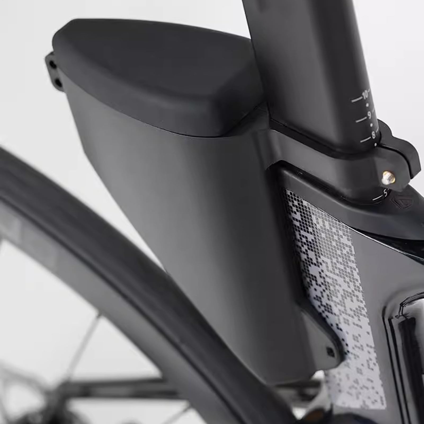 Borsa Da Sella Per Bicicletta - Confezione Con Zeppa Da Ciclismo Da 115 G 6,3x4,72 Pollici, Custodia Per Bicicletta, Contenitore Sottosella Con Design A Goccia In ABS Aerodinamico A Guscio Rigido | Ba