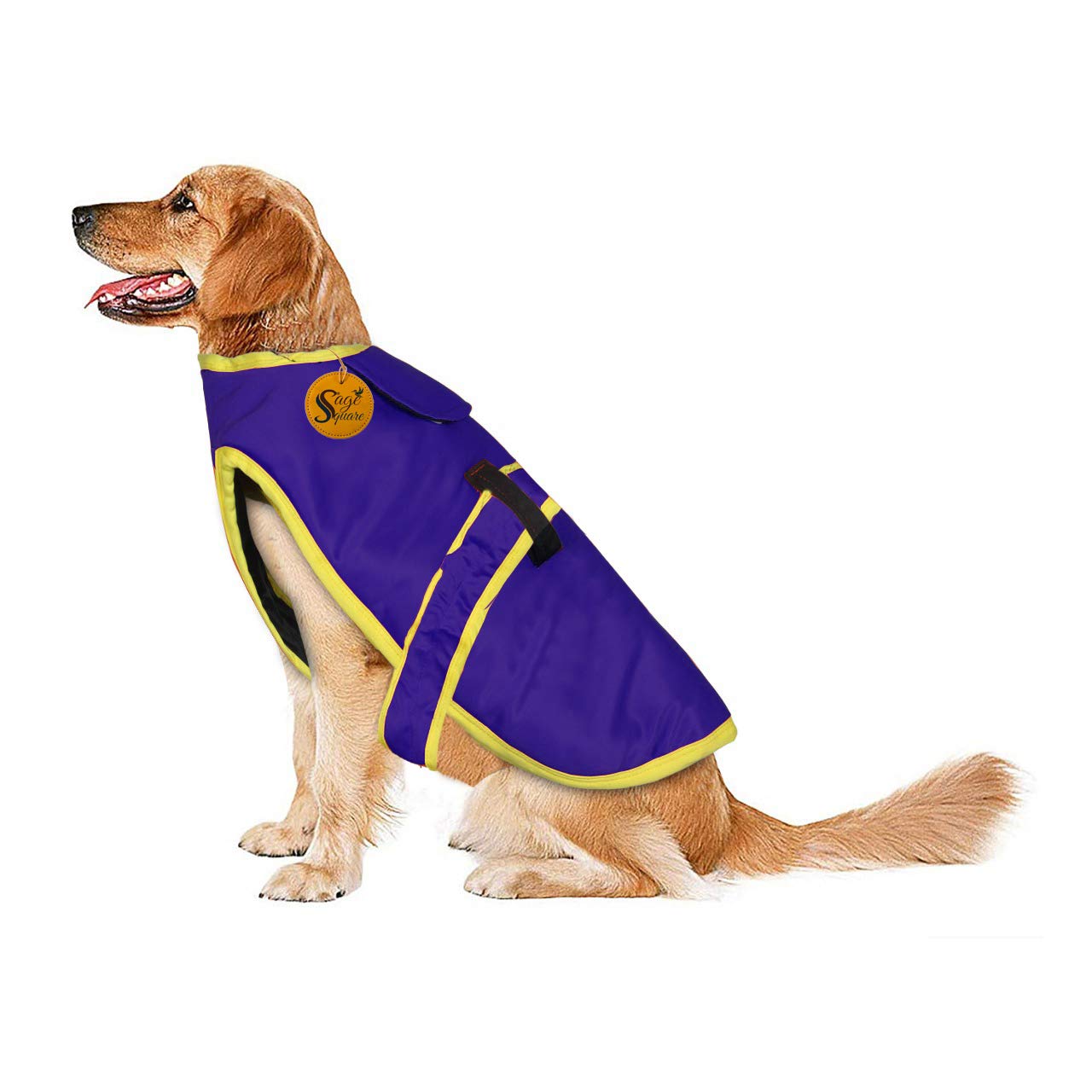 Sage Square Premium Dog Winter Ultra Warm Plain Coat Thicker Fleece Dog Hoodie Vest for Cold Weather (Blue) (Small-Medium - 14 Inches) (B08QVWYBML) Amazon Price History, Amazon Price Tracker