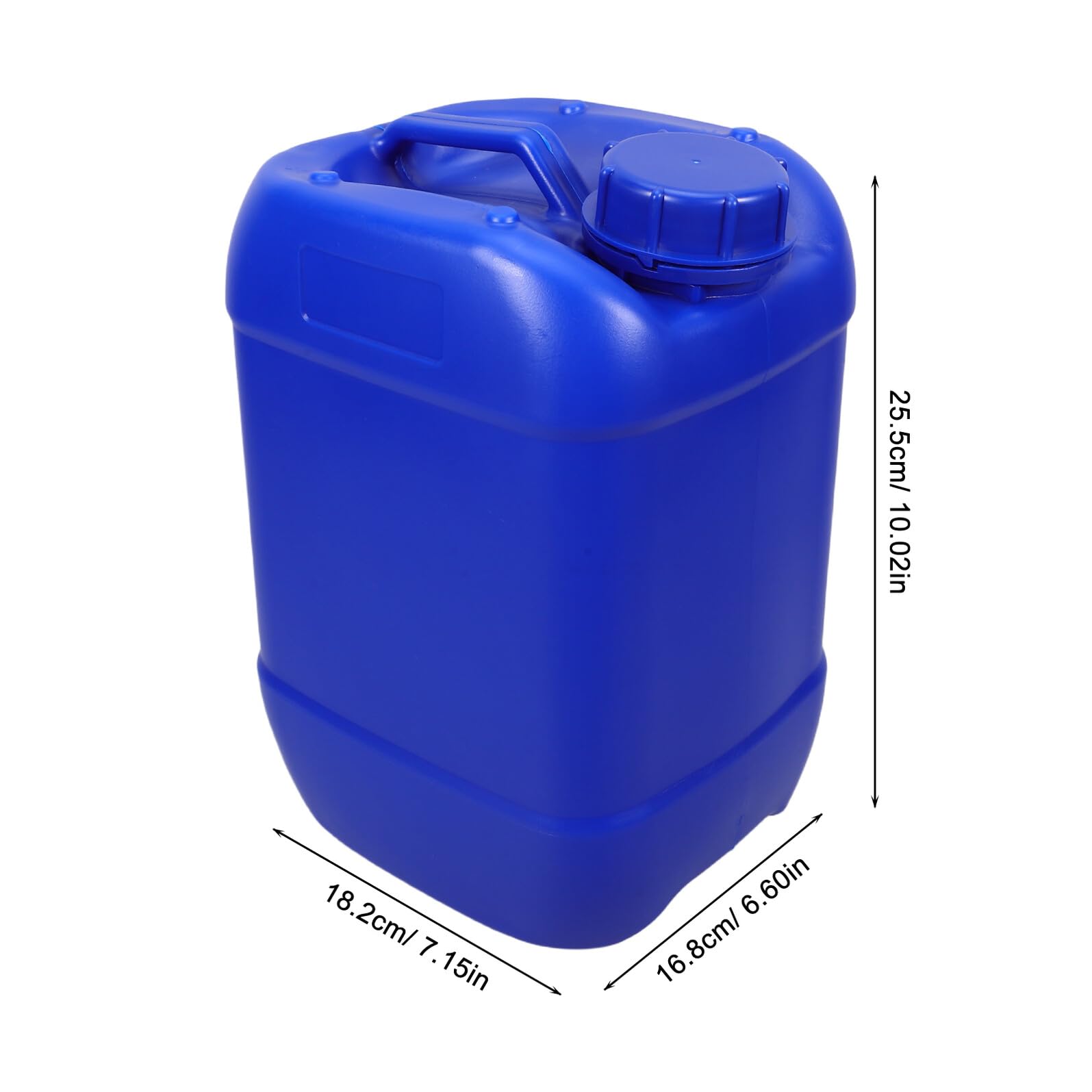 NOLITOY 5l Flüssigkeitsbehälter mit Griff Blau Stapelbar für Outdoor Aktivitäten