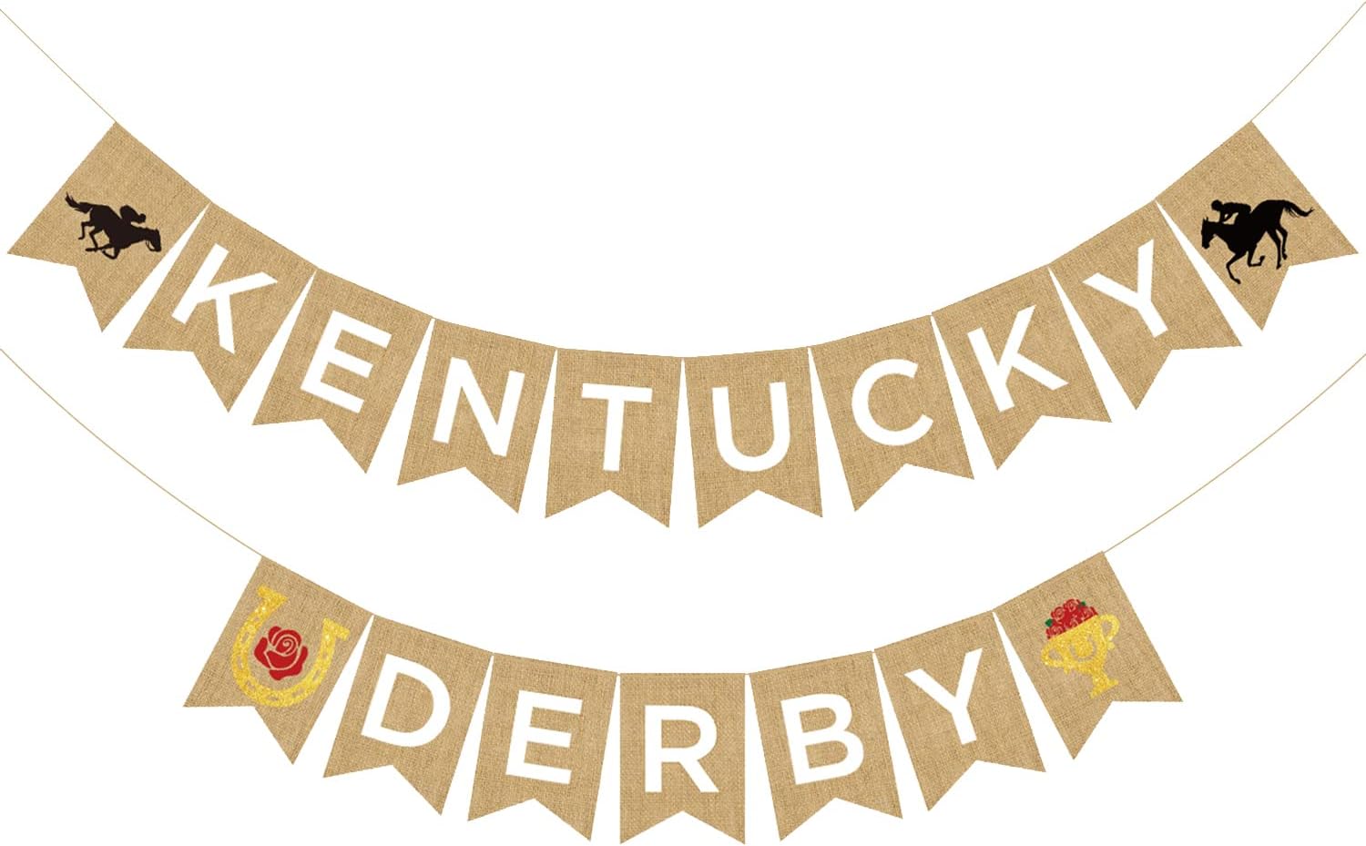 Kentucky Derby Banner Horse Race Party Decorations Derby