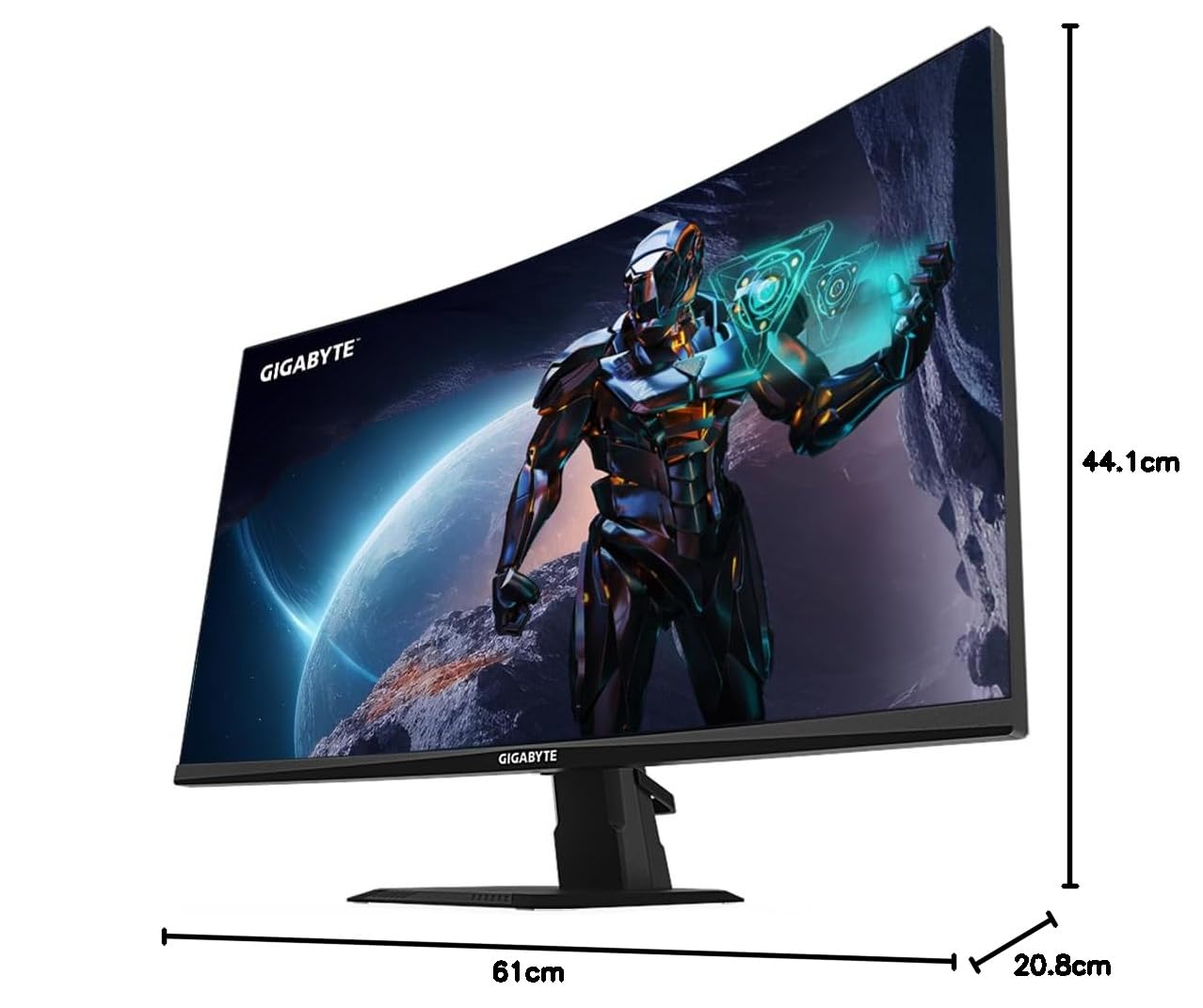 Gigabyte GS27QC 68,6 cm (27) 2560 x 1440 px Quad HD Czarny