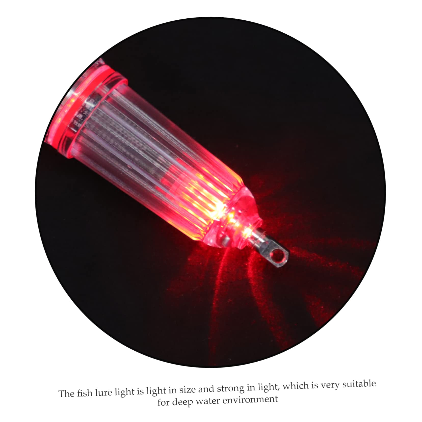 BESPORTBLE 2pcs Fishing Lights for Night Underwater Led Lights Double End Swivel Fish Attracting Lamp