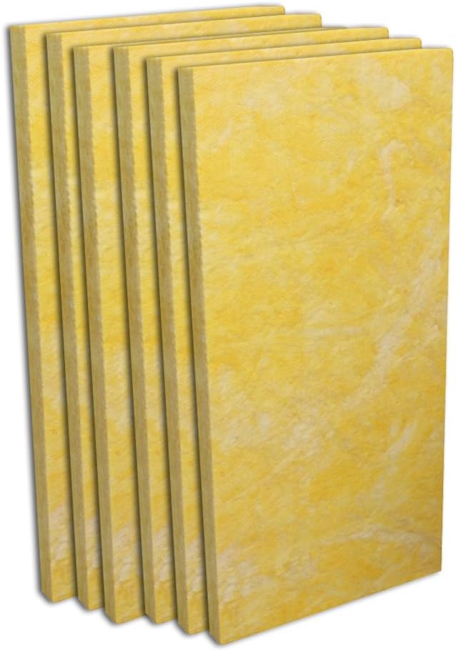 Fiberglas Acoustic Insulation - 3pcf 48"x24"x2" 6pc