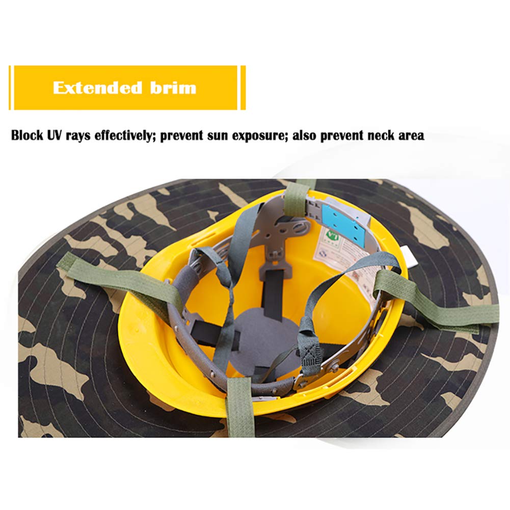 Casco de Seguridad Industrial, Casco de construcción rígido, arnés de 6 Puntos, Casco de Protección, Casco de Trabajo Casco