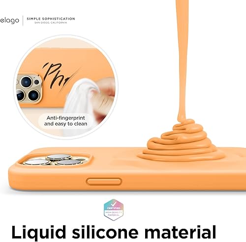 Miniatura 4 de elago Compatible con Funda para iPhone 13 Pro, Funda de Silicona Líquida, Cubierta Protectora de Pantalla y Cámara de Cuerpo Completo, A Prueba de