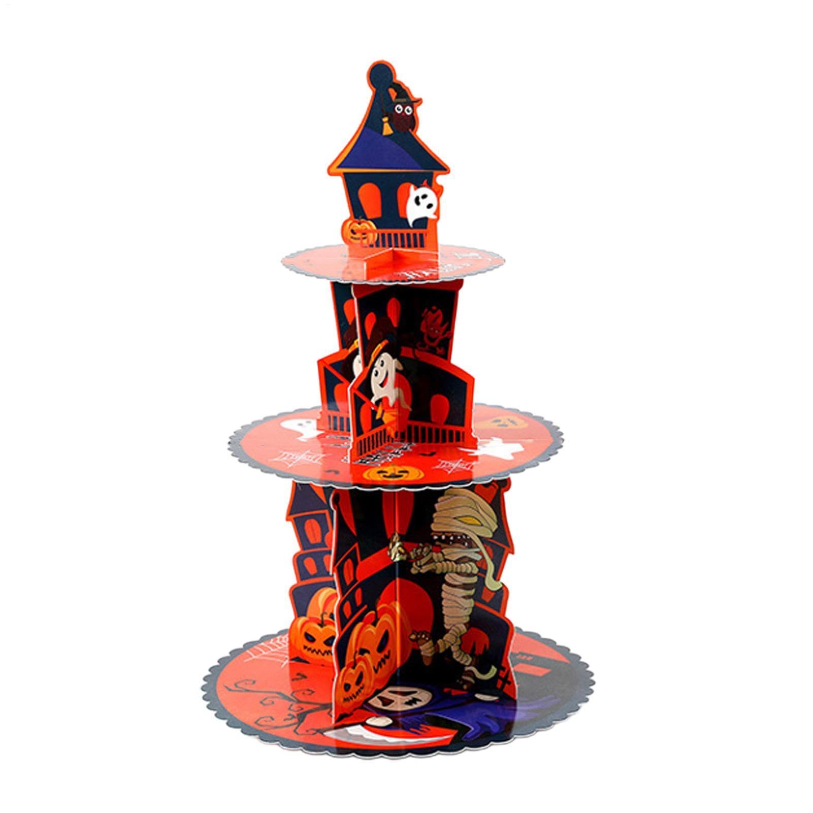 Outil de décoration de gâteau stable à 3 niveaux pour buffet et desserts de fête