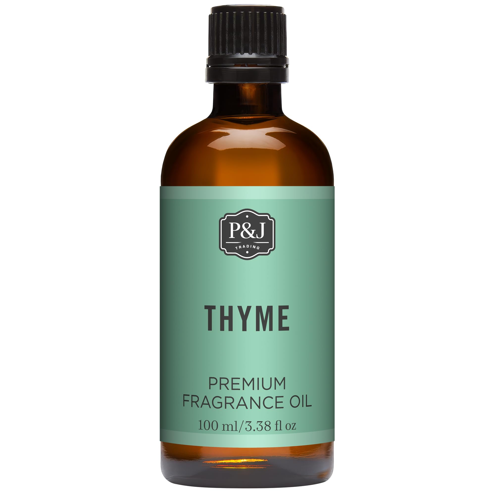 P&amp;J Trading - Thyme Scented Oil 100ml - Fragrance Oil for Candle Making, Soap Making, Diffuser Oil