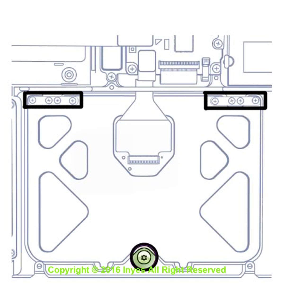 Amazon.com: Touchpad Trackpad Screw for MacBook Pro Unibody A1278