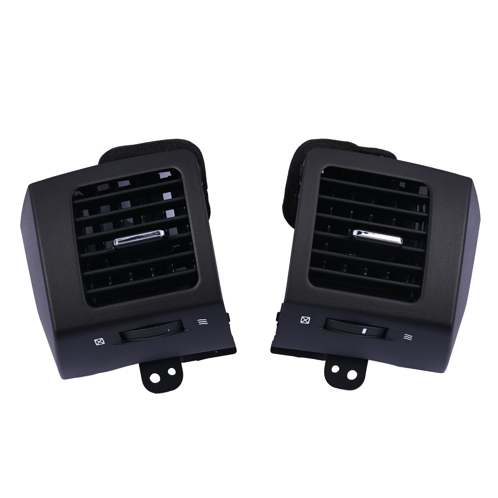 2Pcs Dashboard A/C Outlet Air Vent Panel Cover Left & Right Side Compatible with Toyota Land Cruiser Prado 120 / Lexus GX470 2003-2009 Dash Air Conditioner Deflector Outlet Vent
