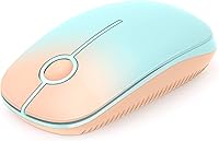 Vista 30 de VssoPlor - Mouse inalámbrico 2.4 G, delgado y portátil con nanorreceptor, para PC, laptop, computadora, negro