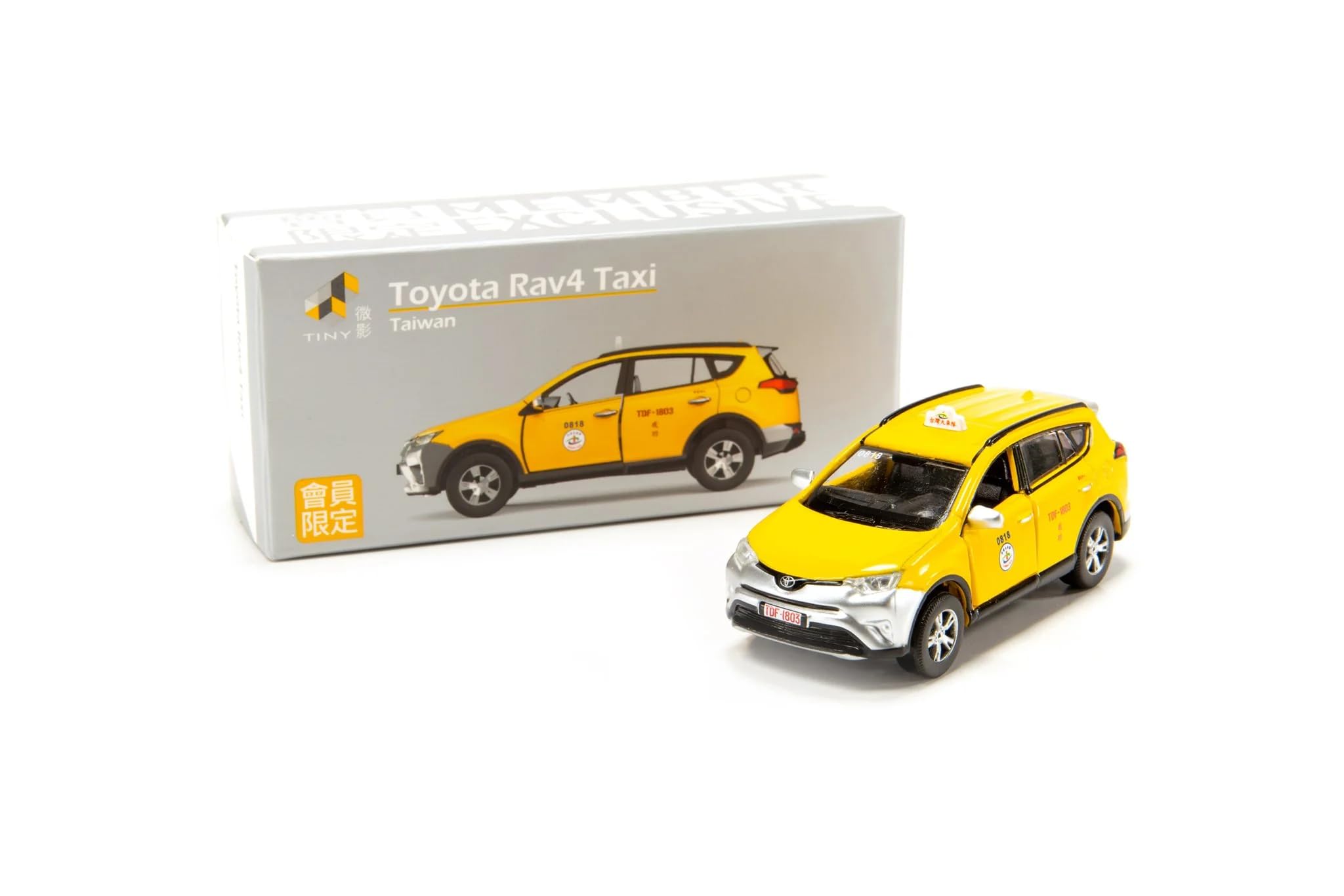 Amazon | Tiny City TW トヨタ RAV4 台湾タクシー 完成品 | ミニカー