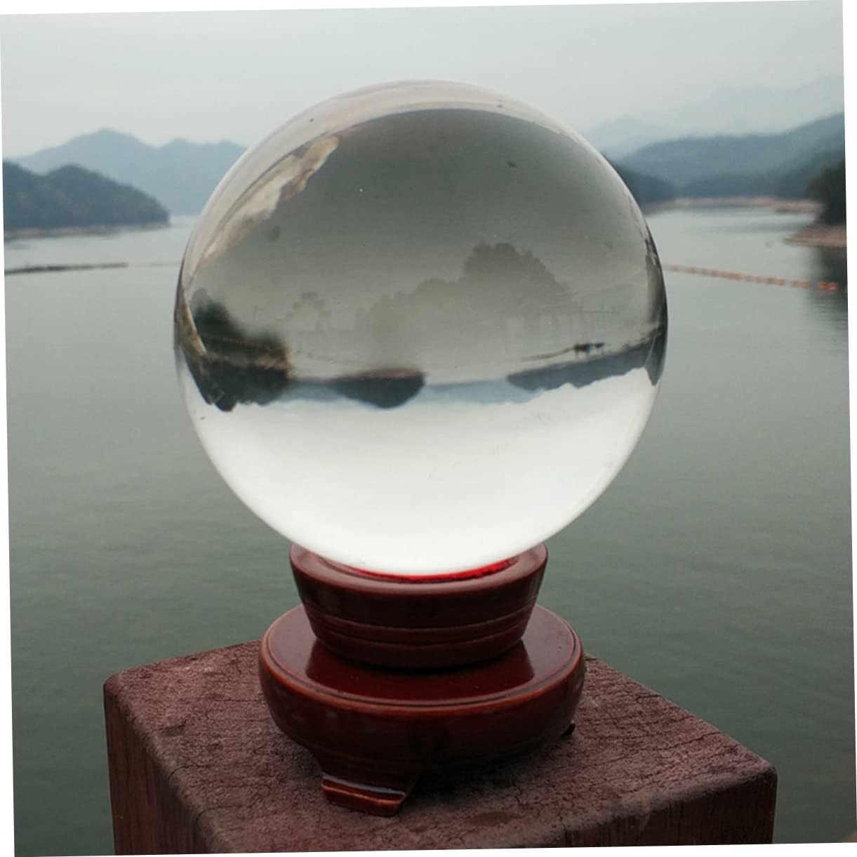 Crystal Ball Photography Prop 100mm Decor Balls Decorative Spheres for Home